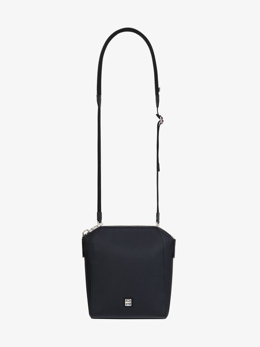 ANTIGONA MESSENGER BAG IN GRAINED LEATHER - 1