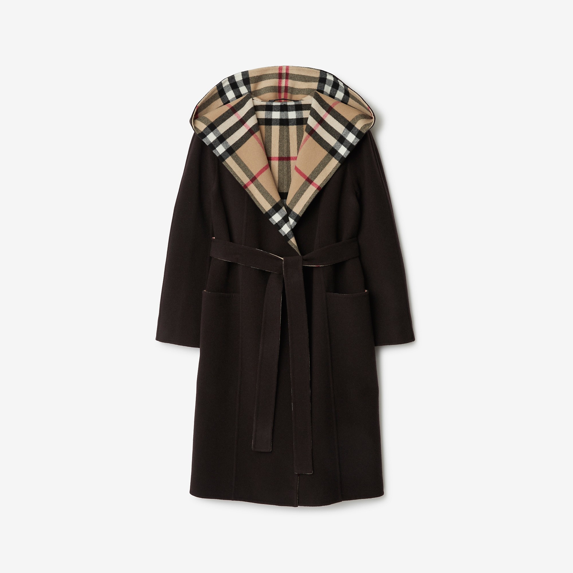 Wool Wrap Coat - 1
