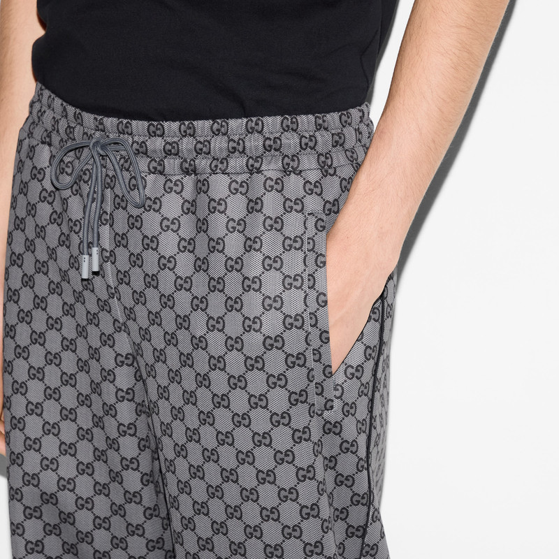 Printed GG neoprene jogging pant 5