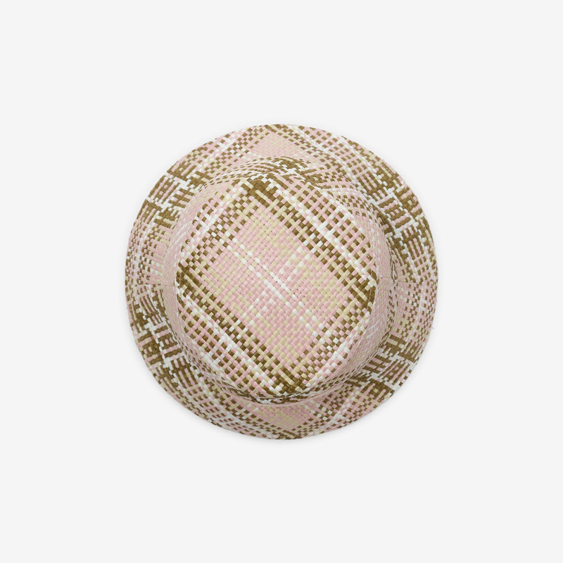 Burberry Knight Stamp Raffia-effect Bucket Hat outlook