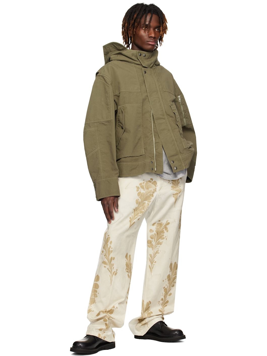 Off-White Printed Trousers - 4