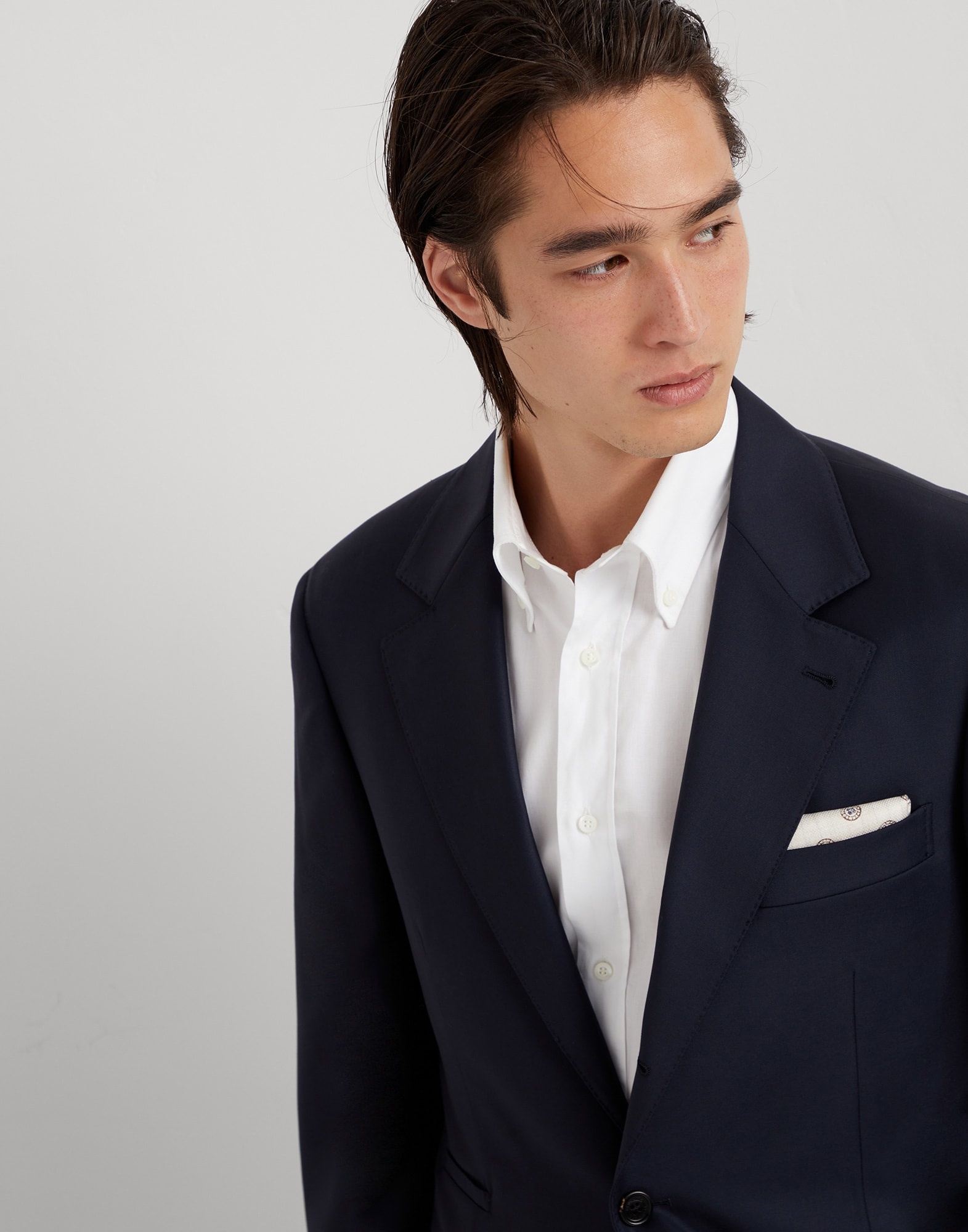 Super 150s virgin wool four season batavia twill blazer - 3