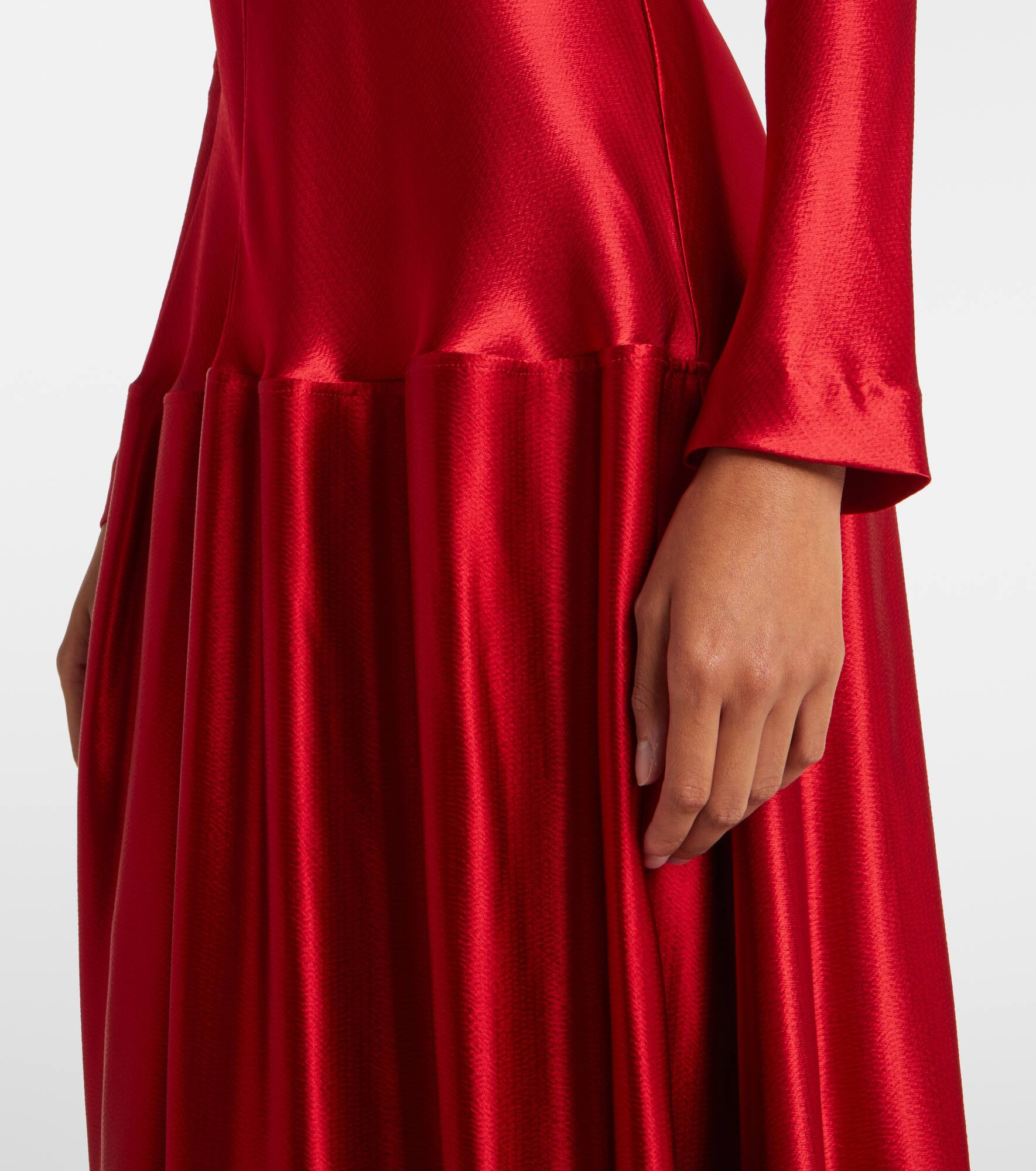 Mila satin maxi dress - 5