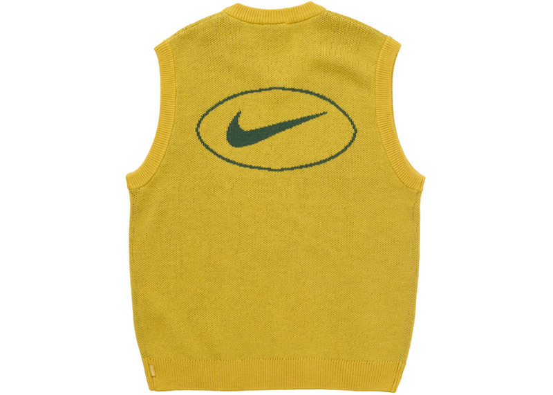 Supreme Supreme Nike Sweater Vest Yellow outlook