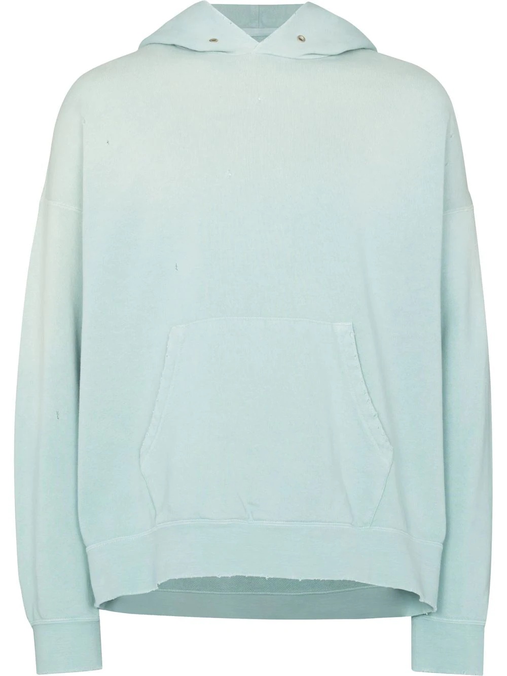 ombré-effect cotton hoodie - 1