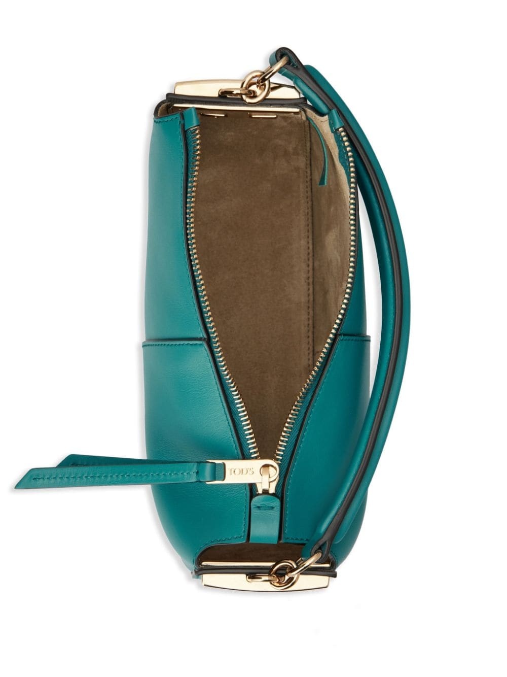 logo-plaque leather tote bag - 4