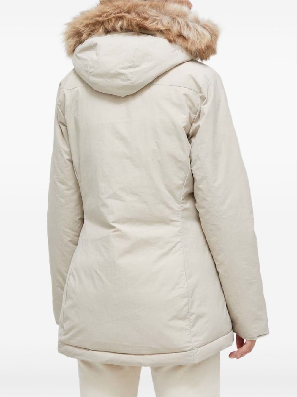 faux-fur hooded jacket - 3