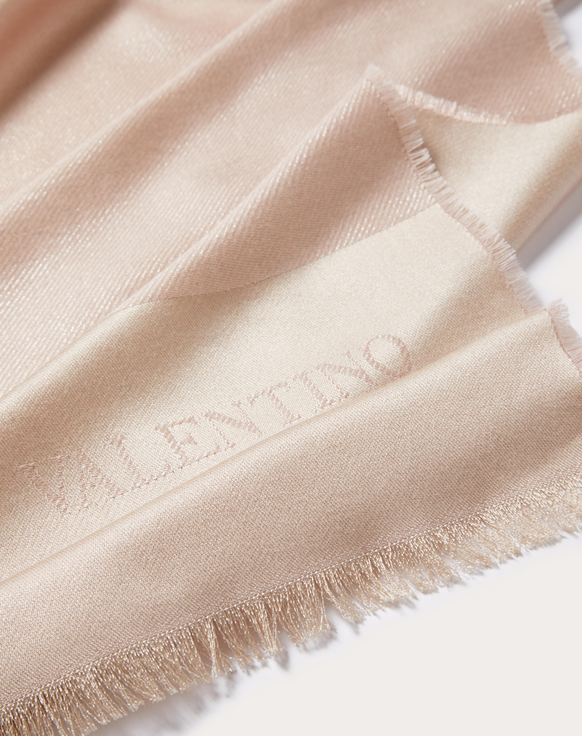 VALENTINO LUREX STOLE IN SILK AND CASHMERE - 2