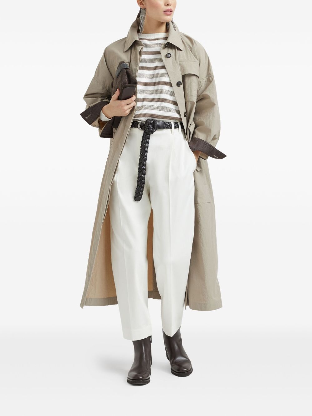 Slouchy cropped trousers - 2