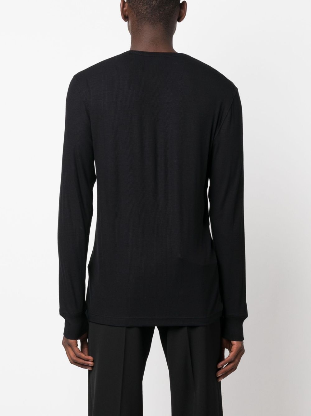 TOM FORD Henley long-sleeve T-shirt | REVERSIBLE