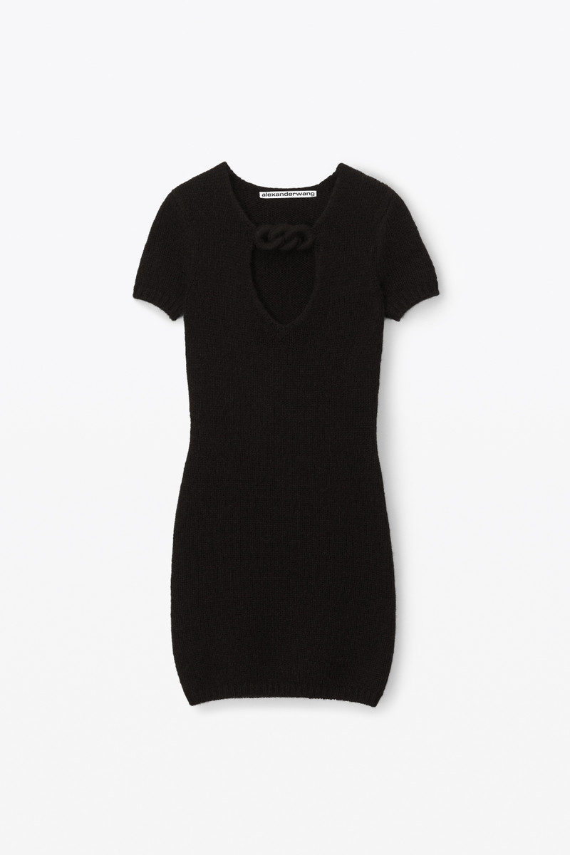 mini dress in stretch knit - 1