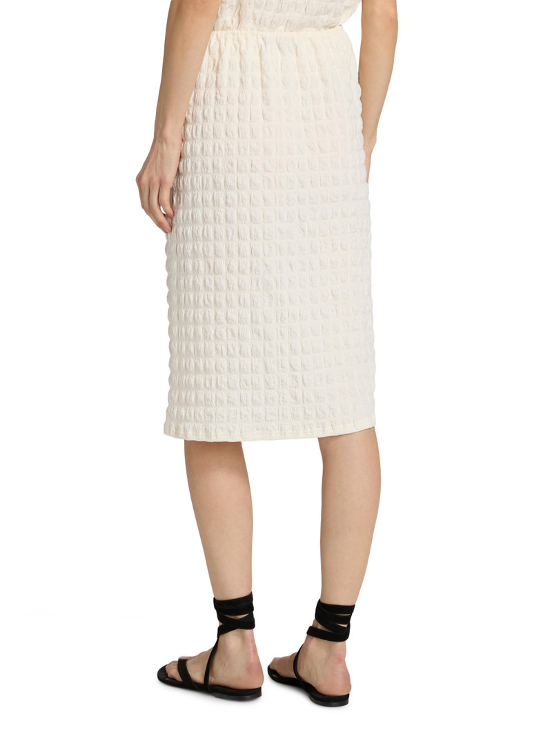 Women's Lori Textured Pencil Skirt - Off White 5