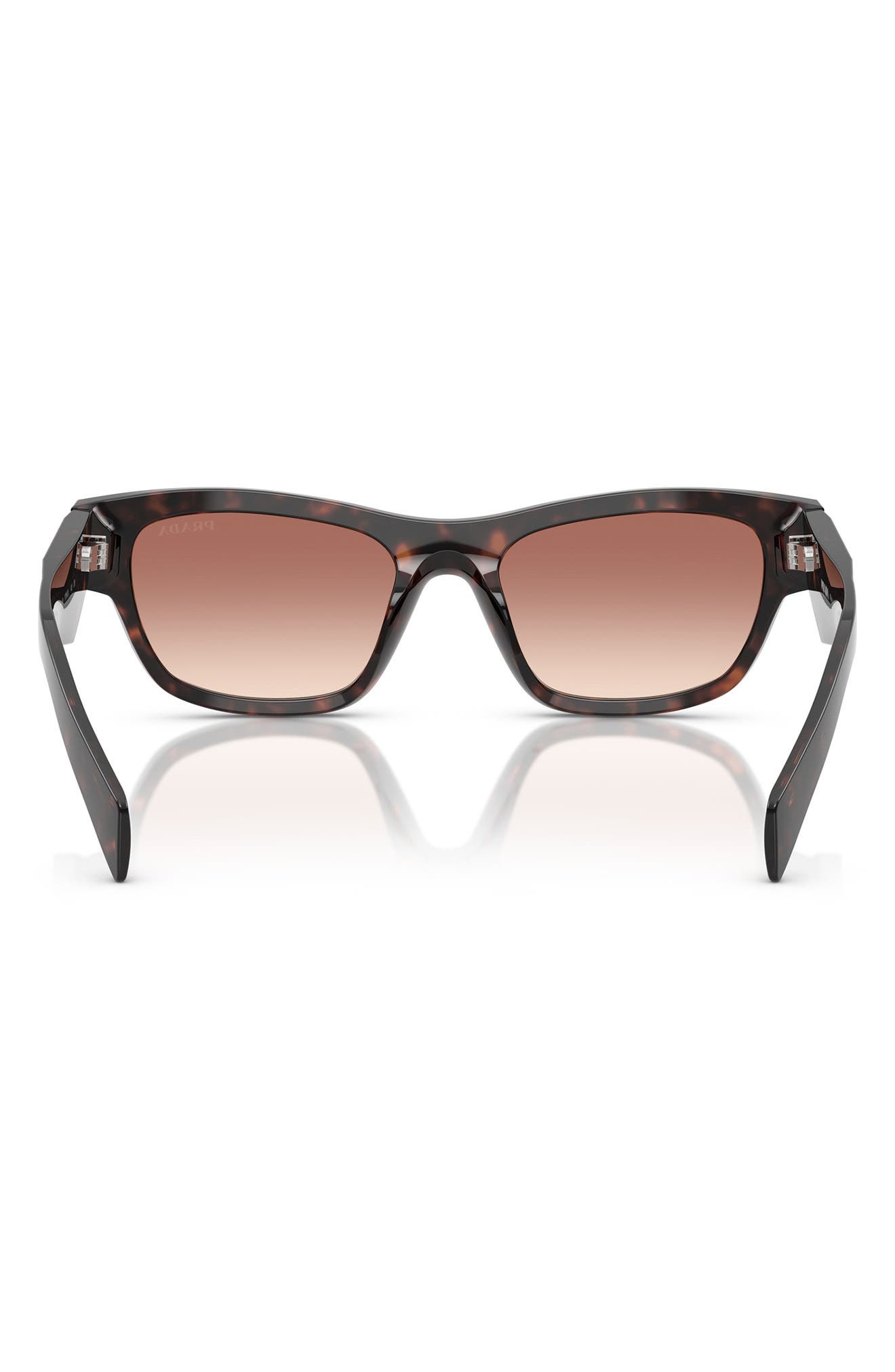 Prada 52mm Butterfly Polarized Sunglasses in Bordeaux at Nordstrom - 4