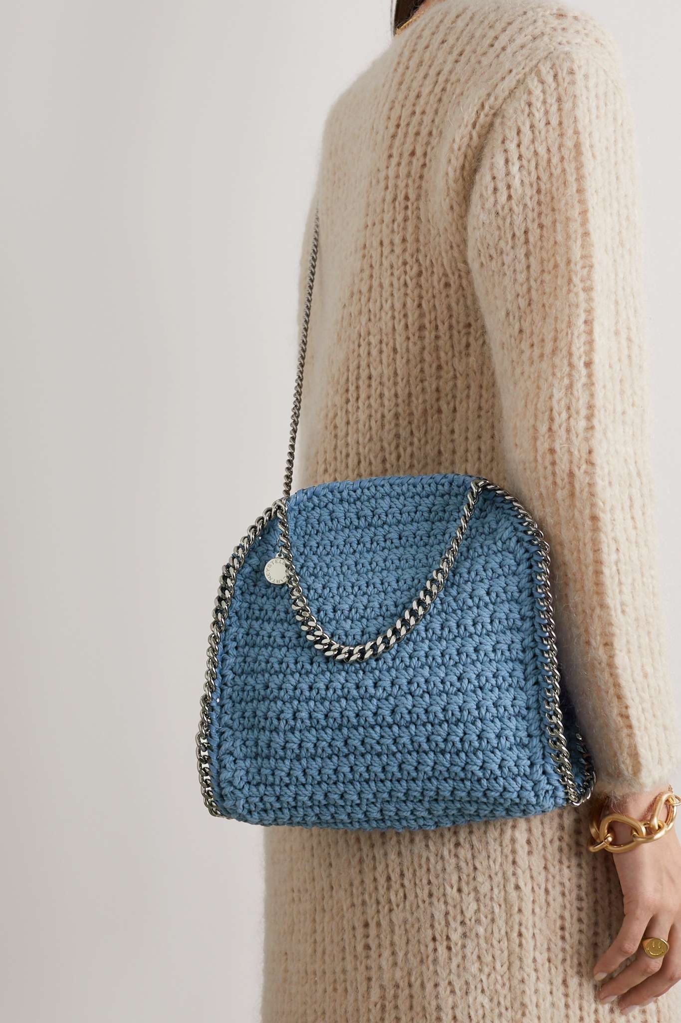 The Falabella mini crocheted cotton tote - 2