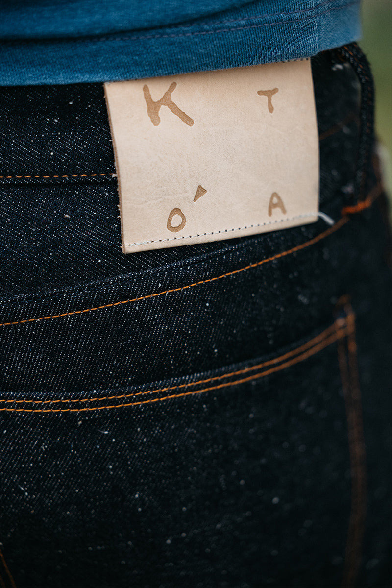 The Hammer Straight Old Nep Indigo - Raw 13.5oz Selvedge 4