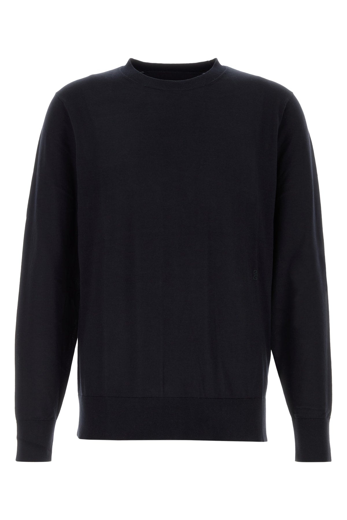 Givenchy Men Midnight Blue Cotton Blend Sweater - 1