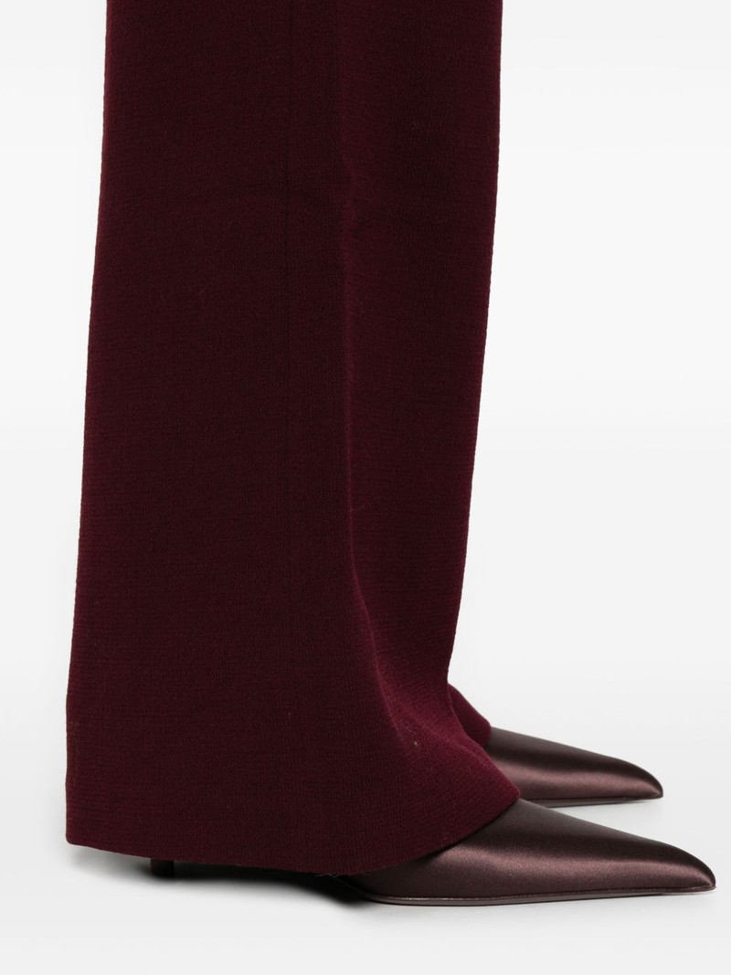 pocket-detail flared trousers 5