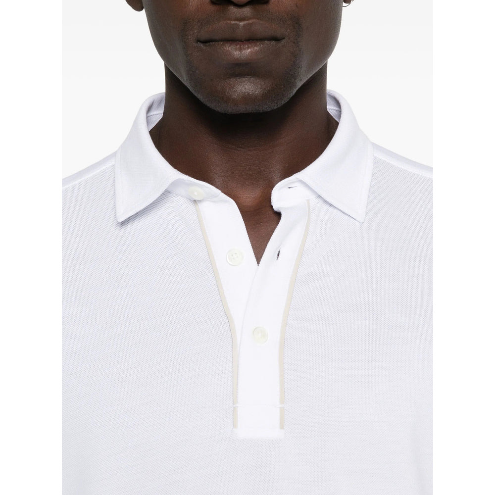 Zegna White Polo Shirts Men - 2