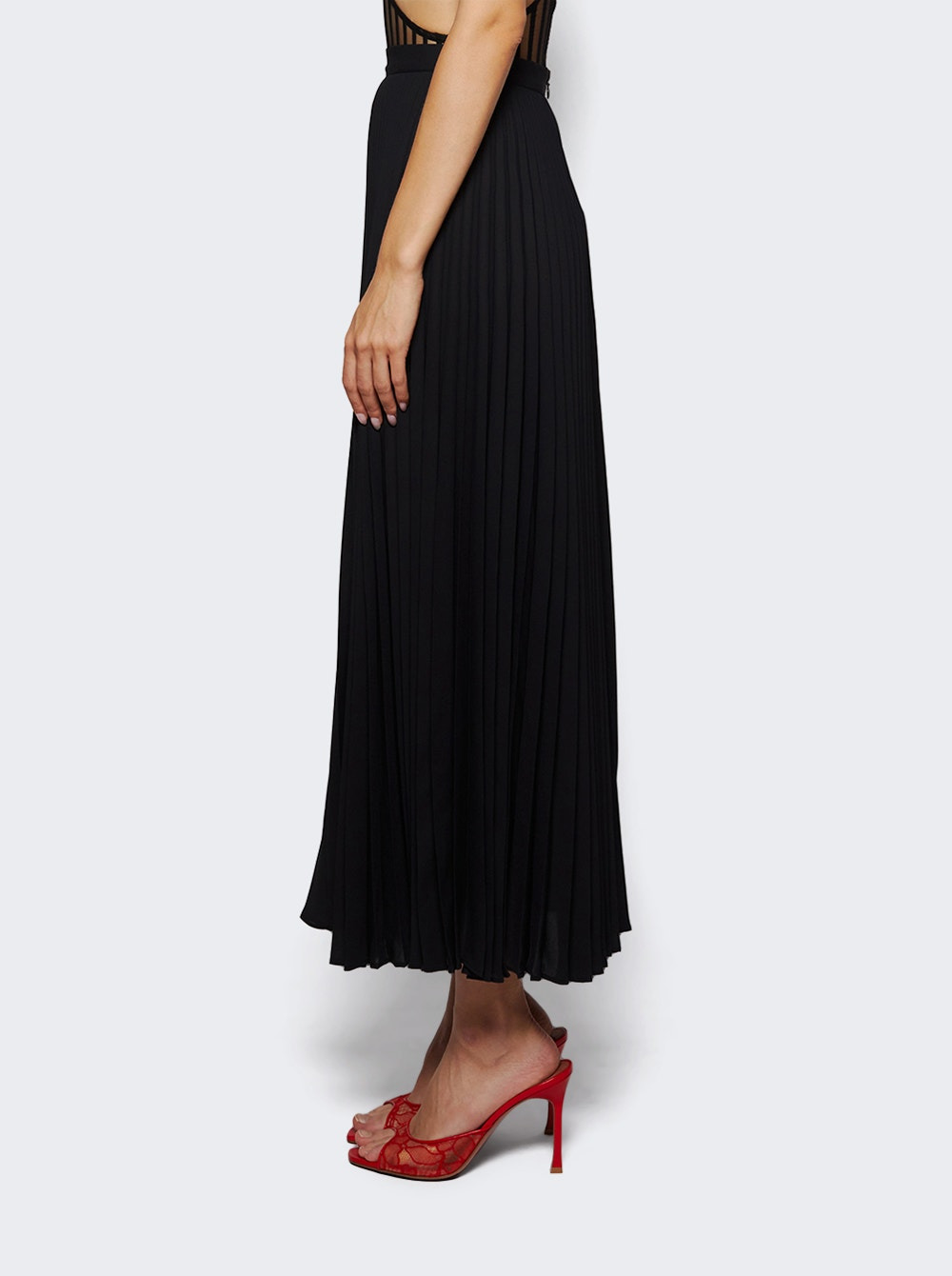 Pleated Skirt Black - 3