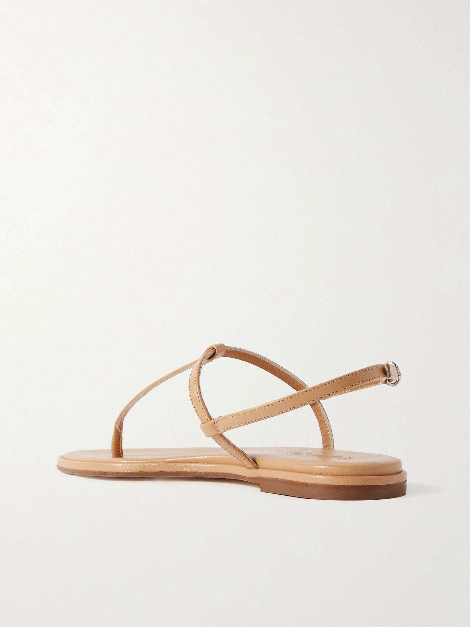 Nala leather sandals Beige - 3