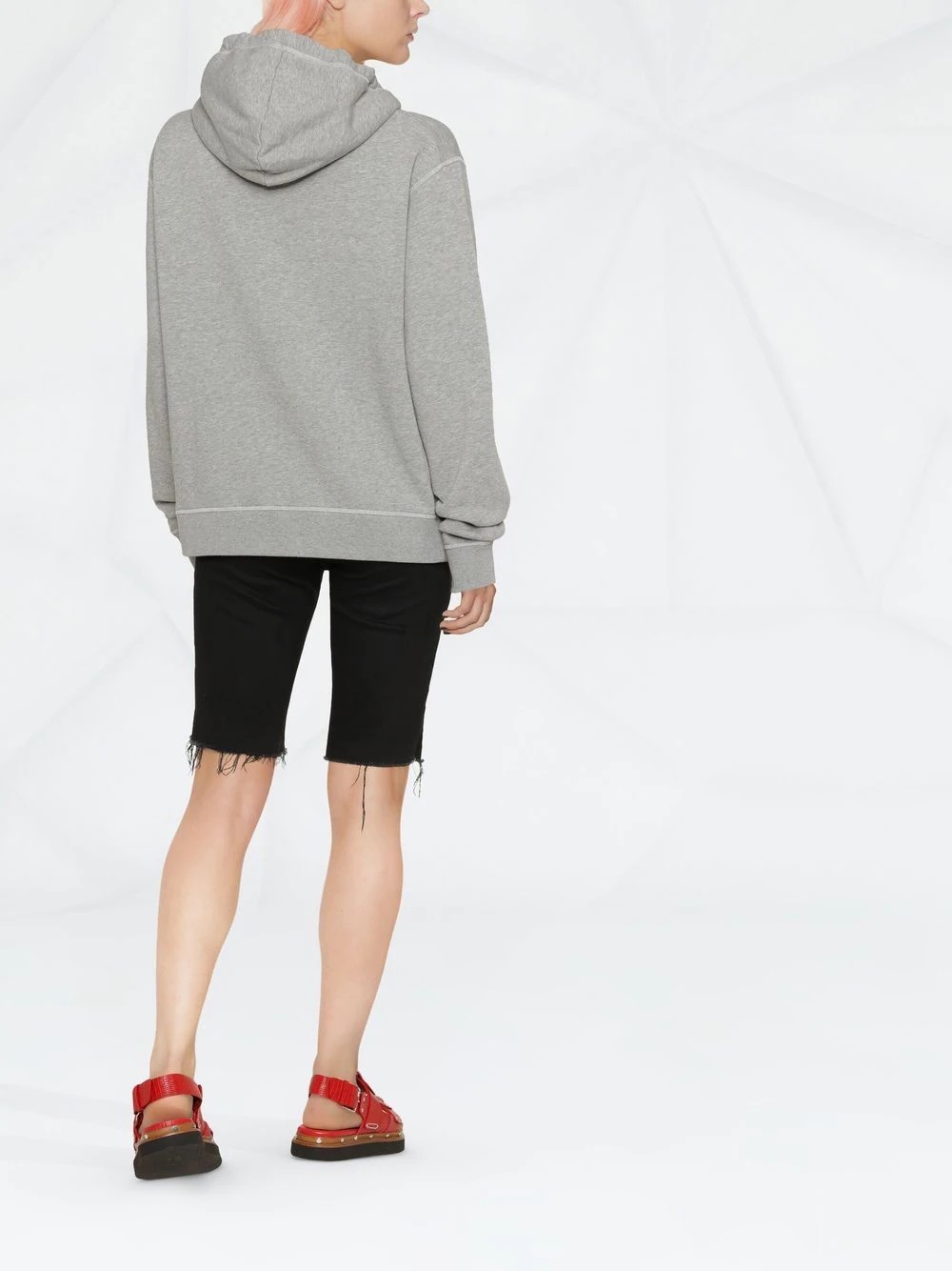 slogan-print hoodie - 4