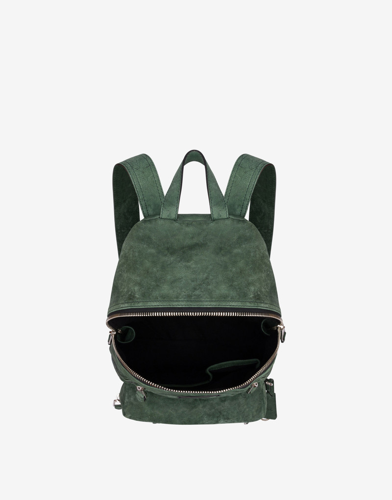 WASHED NAPPA LEATHER BIKER BACKPACK 3