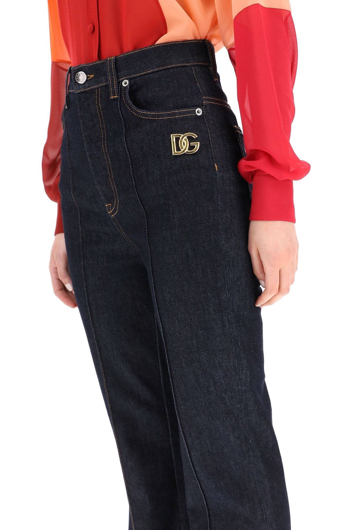 HIGH WAISTED BOOTCUT JEANS - 5