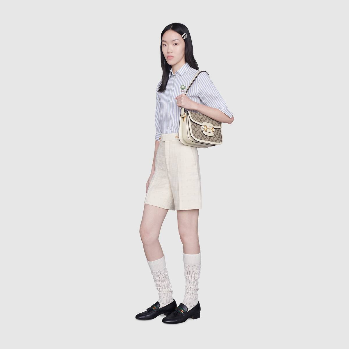 Gucci Horsebit 1955 small shoulder bag - 4