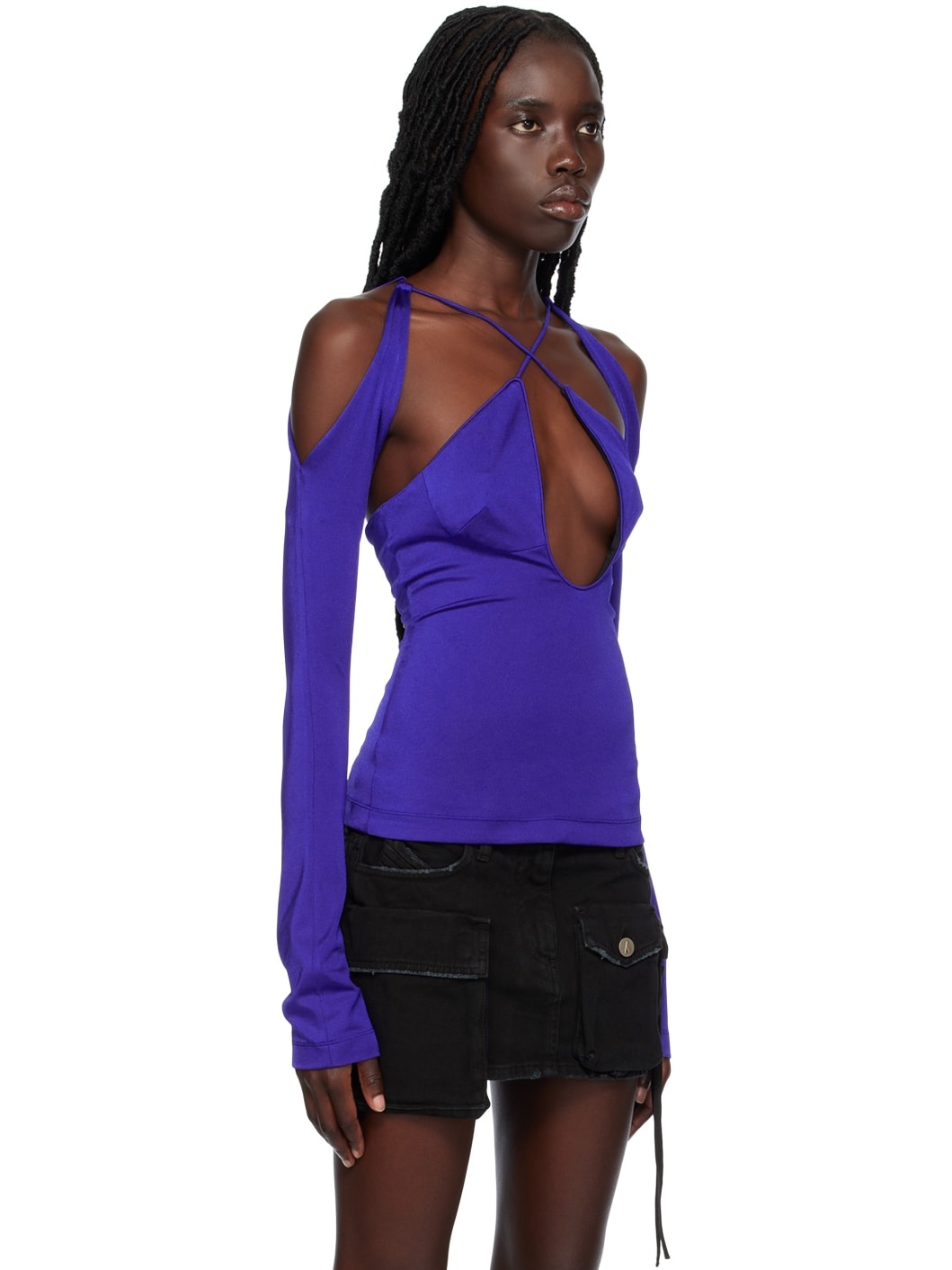 Blue Zane Blouse - 2