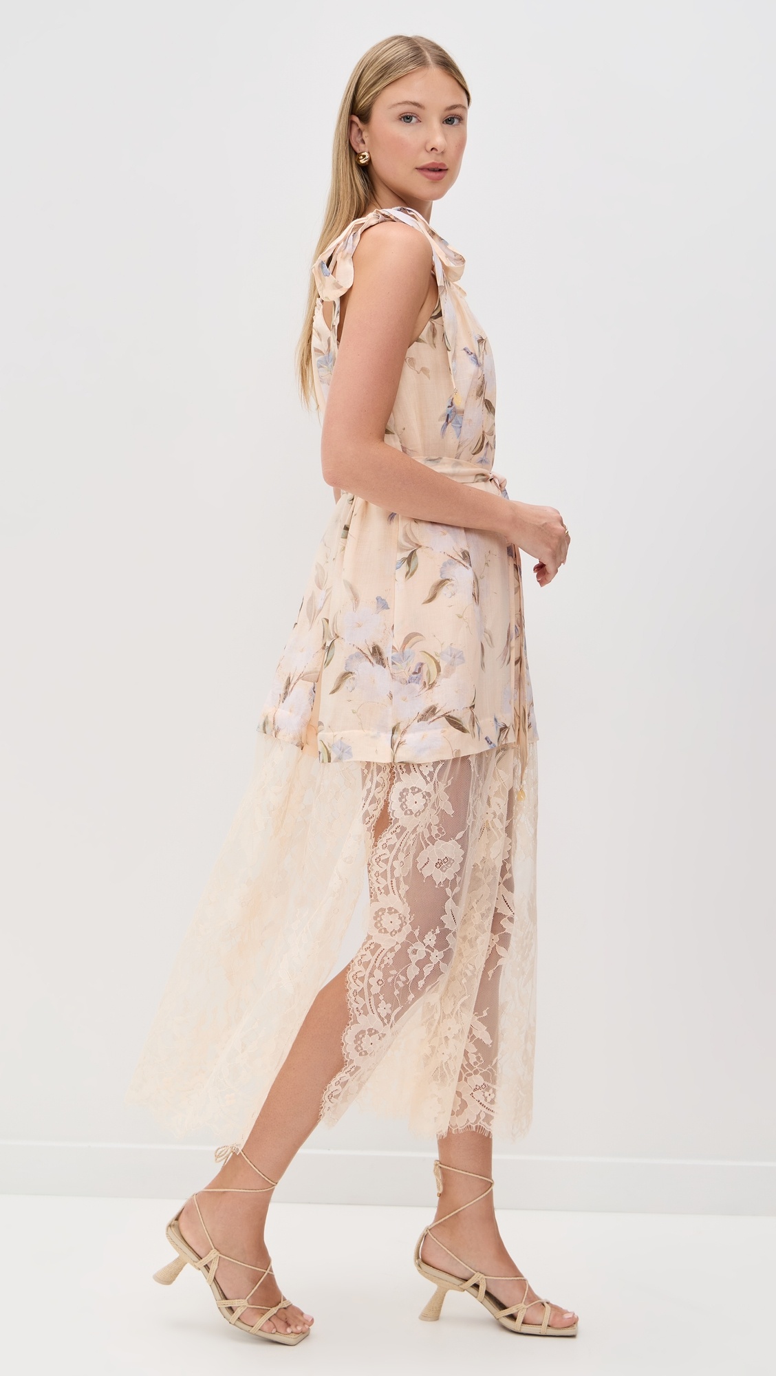 Cascadian Lace Slip Dress - 3