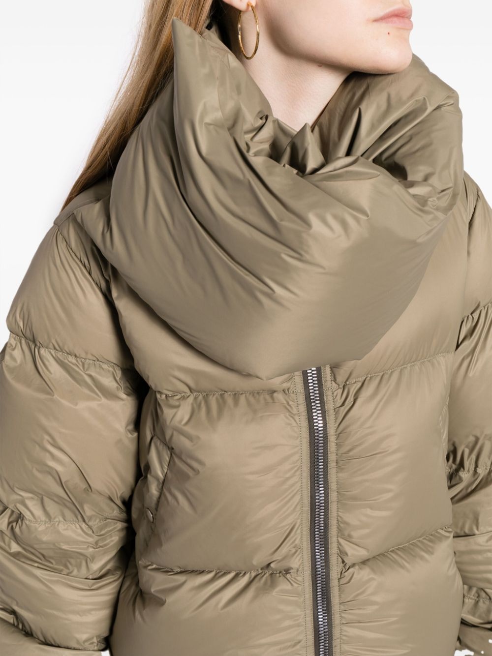 funnel-neck puffer jacket - 5