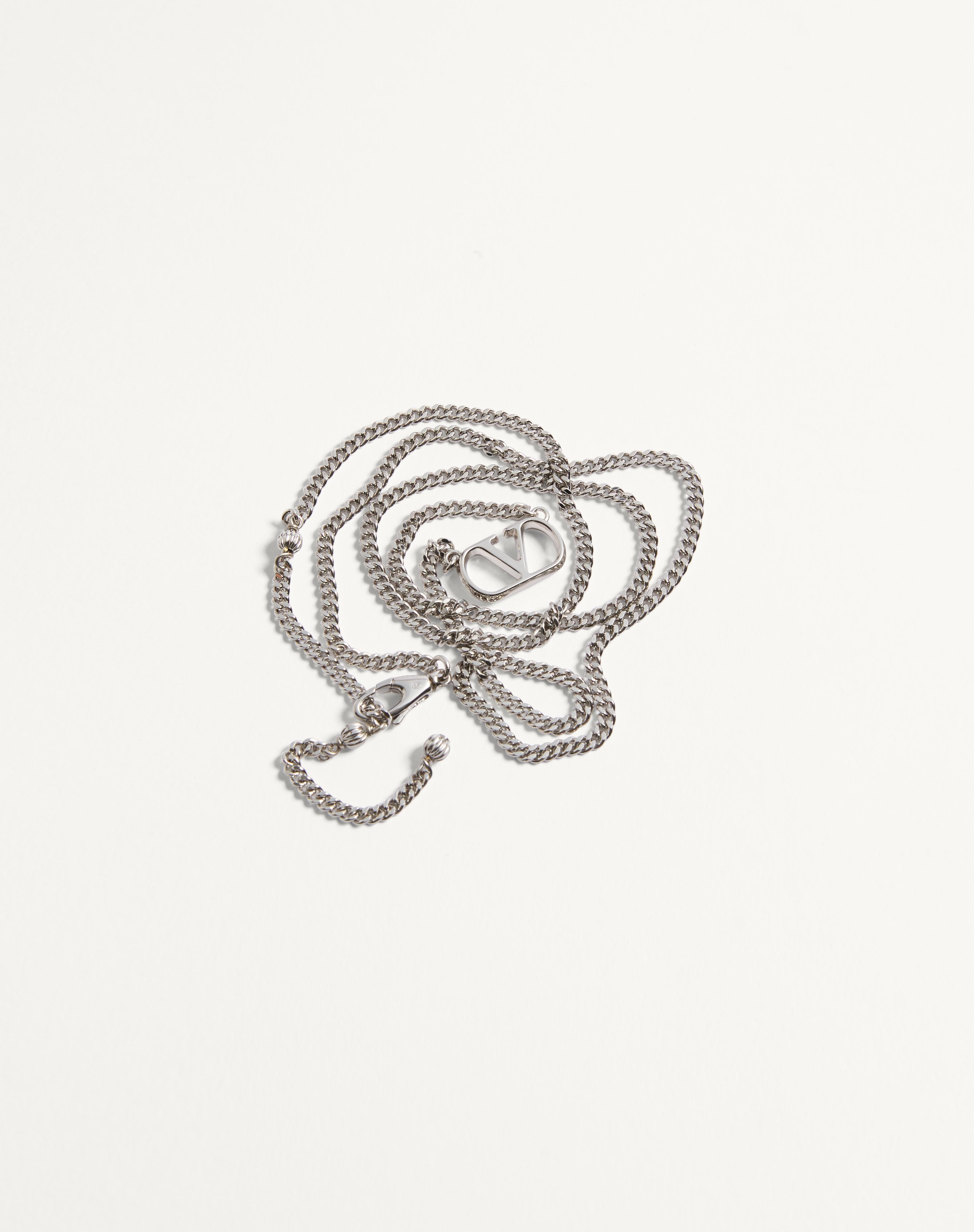 VALENTINO GARAVANI VLOGO SIGNATURE METAL NECKLACE - 3