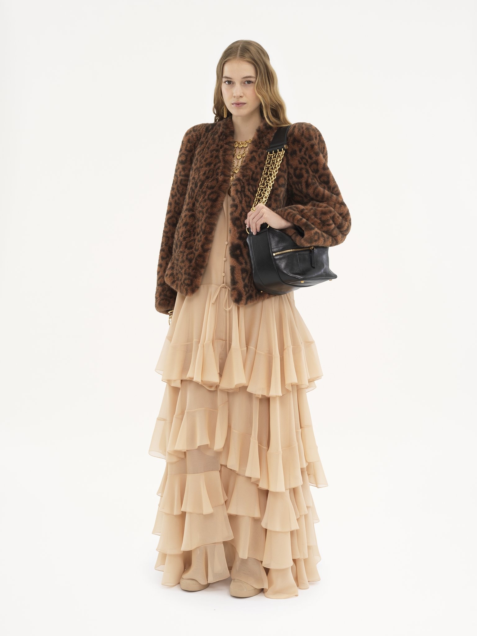 BOXY JACKET IN FAUX FUR - 3