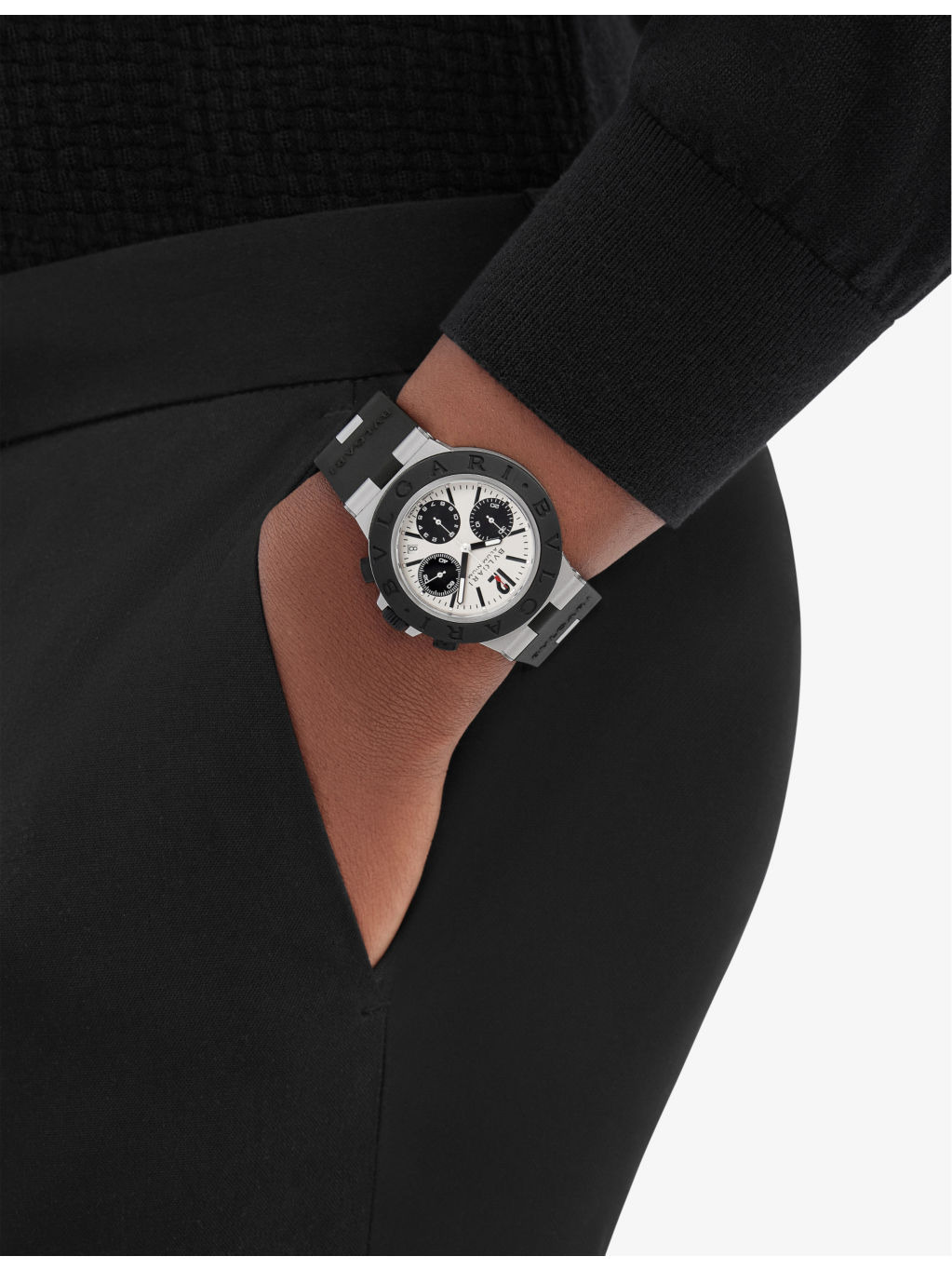 BB41SBATRSLNCH2 BVLGARI BVLGARI aluminium automatic watch - 4