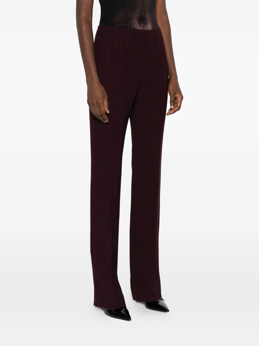 pleated wool trousers - 3