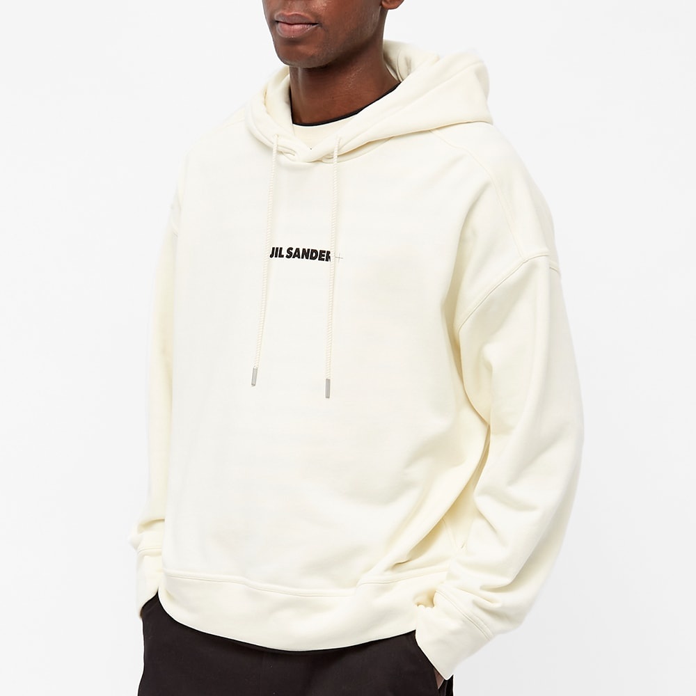 Jil Sander Plus Logo Crew Popover Hoody - 3