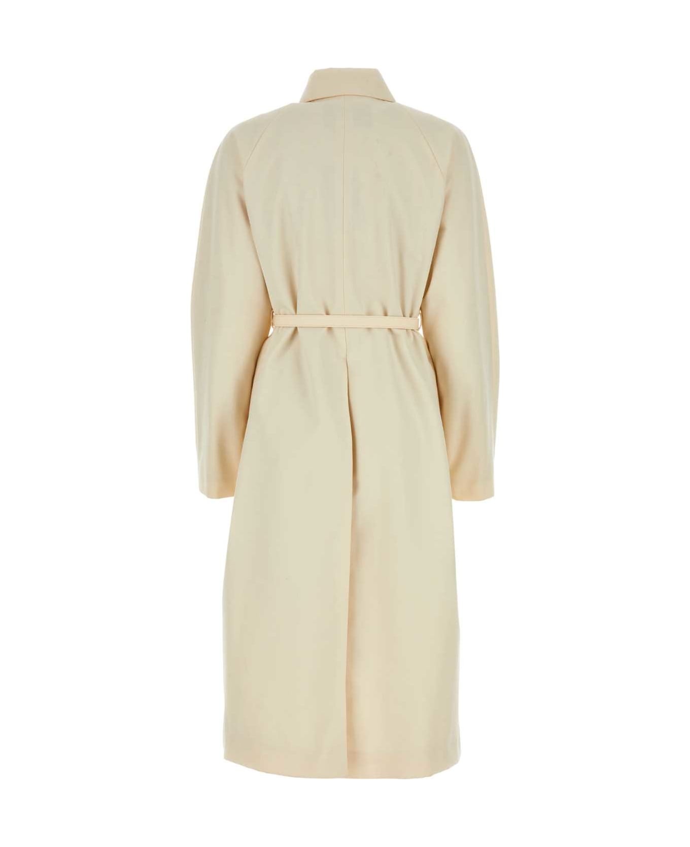 コート FENDI FW23 Ivory jacquard overcoat (FF8994AM3S F1M2A) Fendi Ivory Jacquard Overcoat (FENDI/コート) FF8994AM3SF1M2A