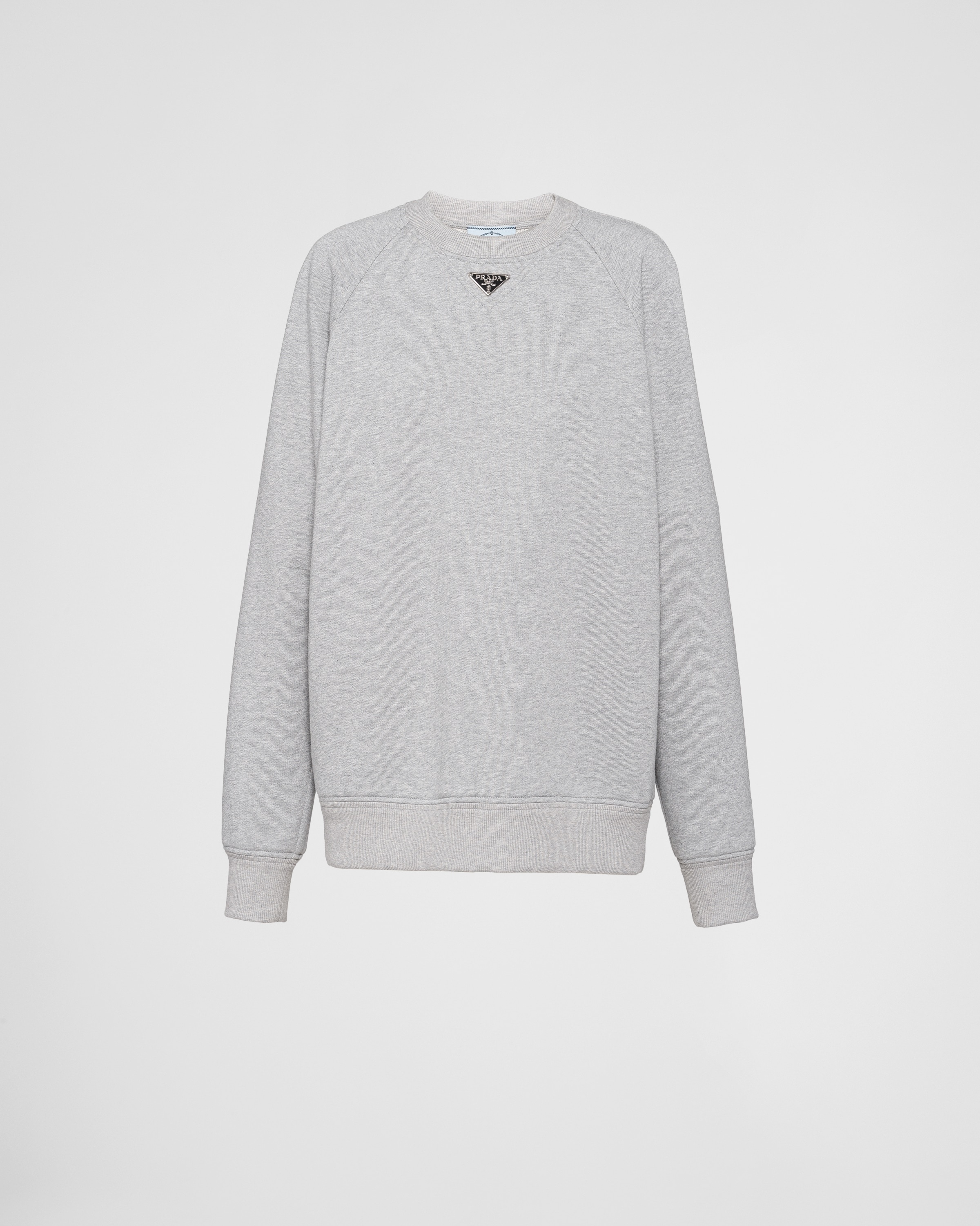 Long-sleeved cotton sweatshirt - 1