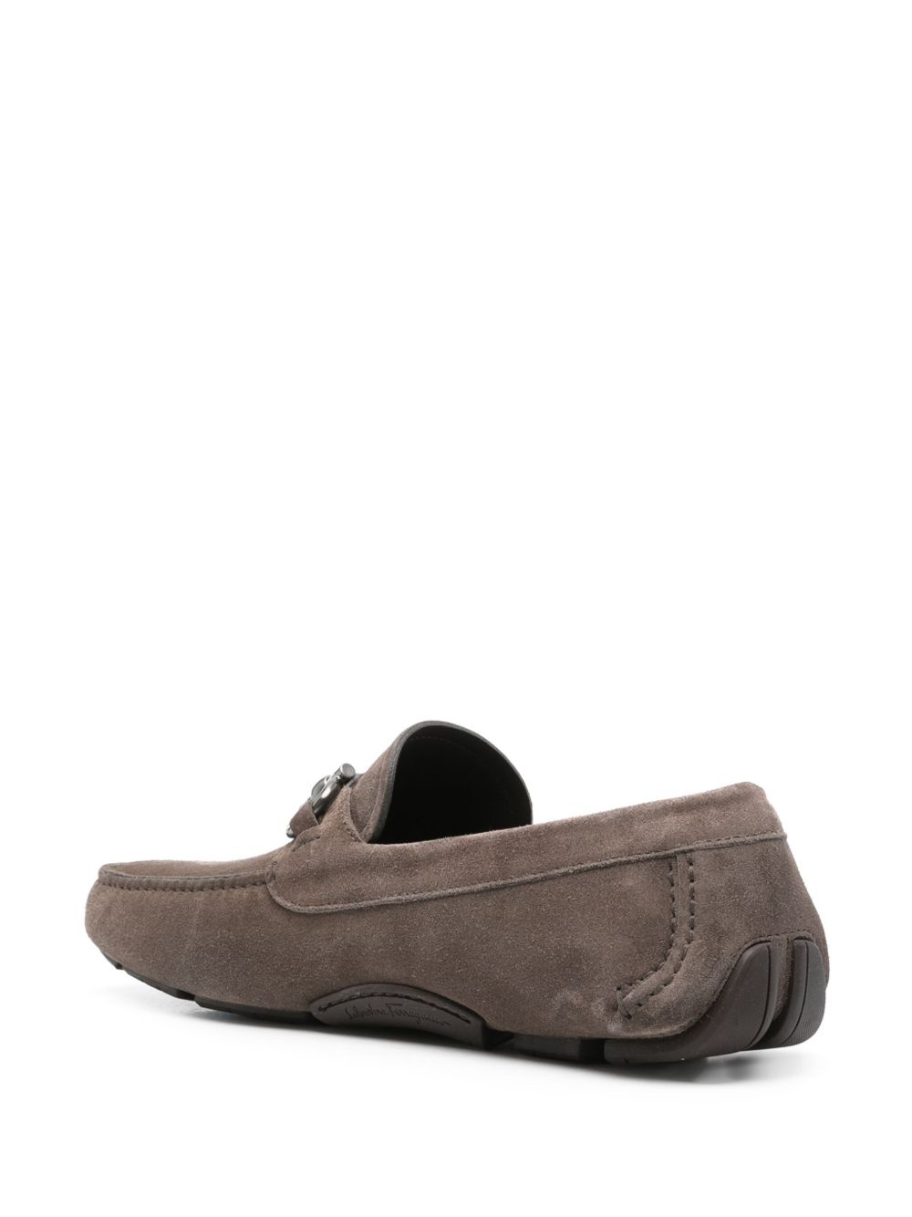 Gancini-plaque loafers - 3
