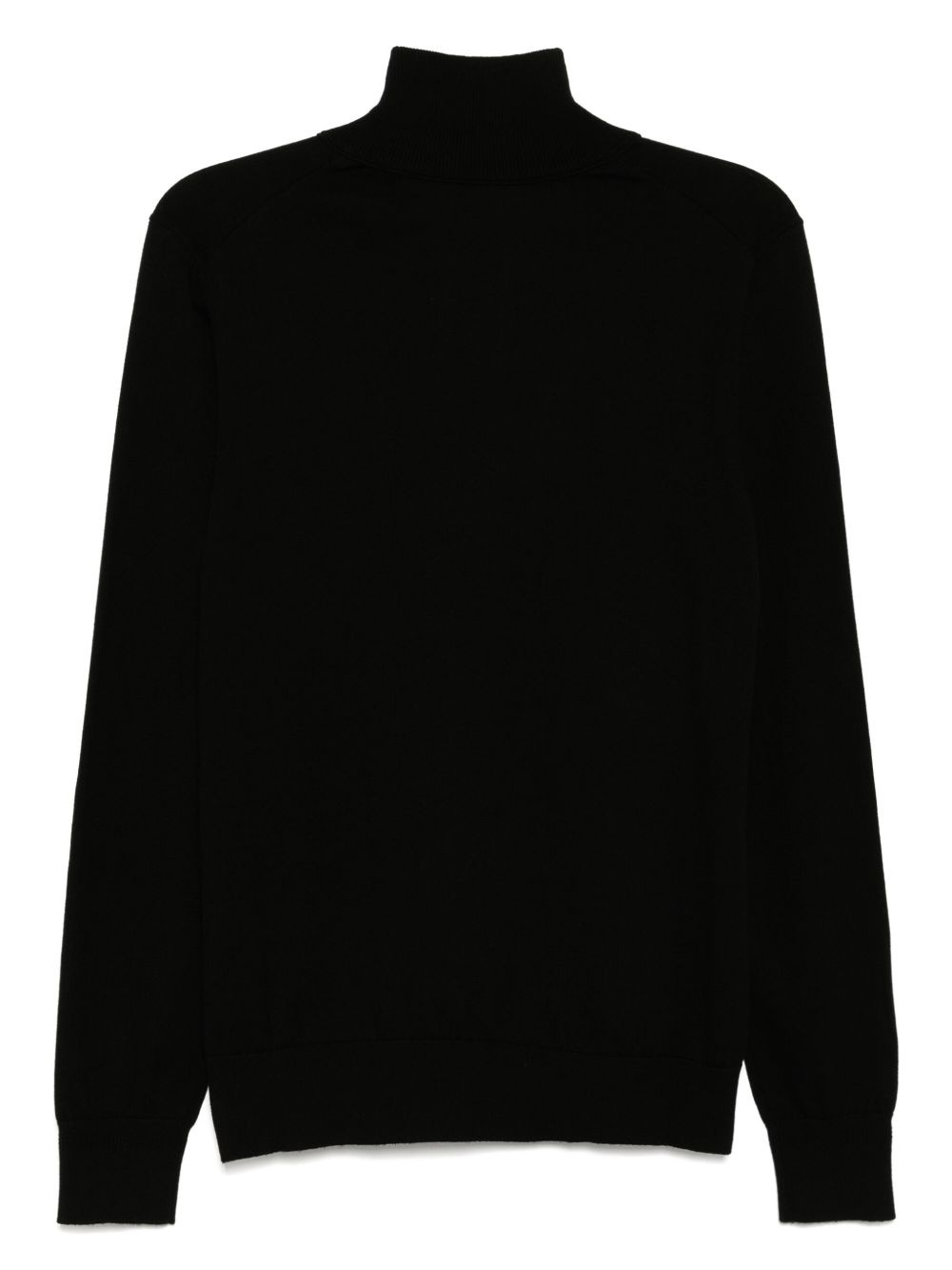 Logo-patch Zip-neck sweater - 2