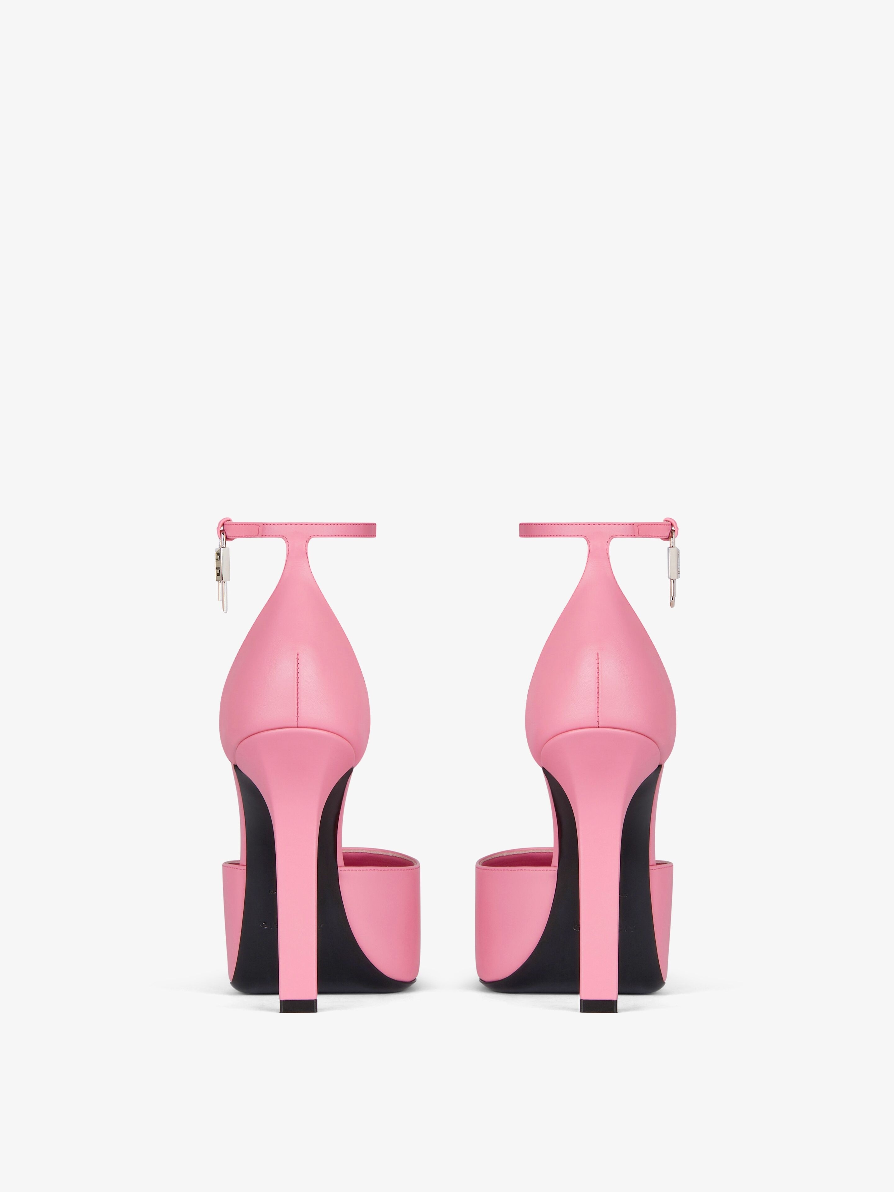 G-LOCK PLATFORM PUMPS IN LEATHER - 6