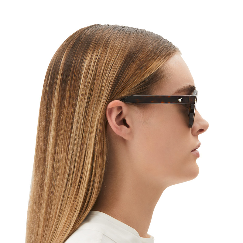 Round Sunglasses with Havana-Colored Acetate Frame 6