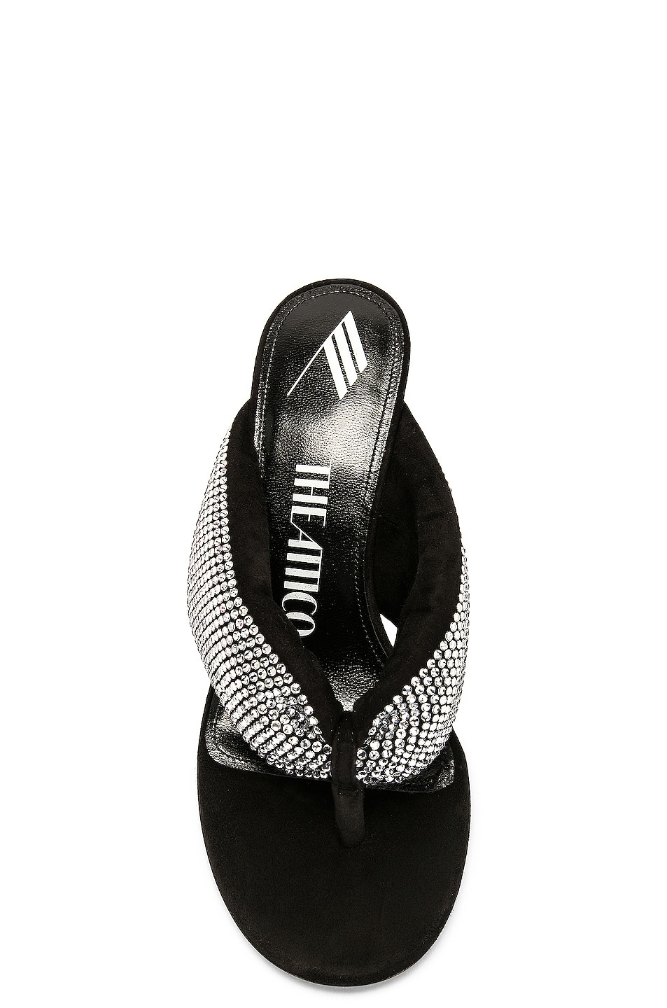 Rem Sandal In Silver & Black - 4