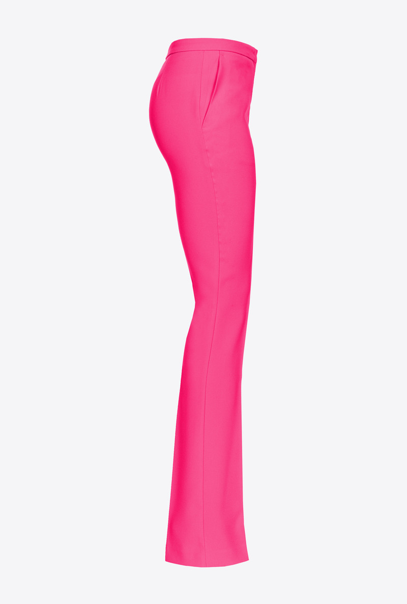 FLARED STRETCH TROUSERS 7