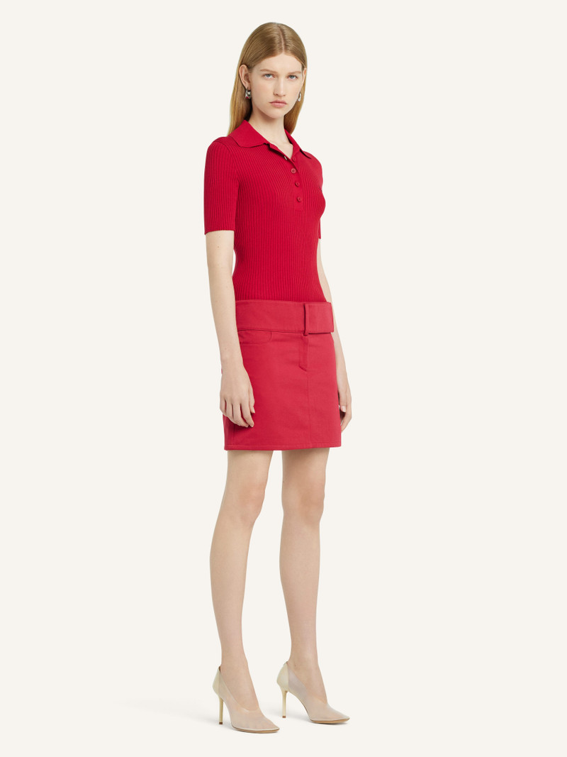 ICONIC RIB KNIT POLO SHIRT 3