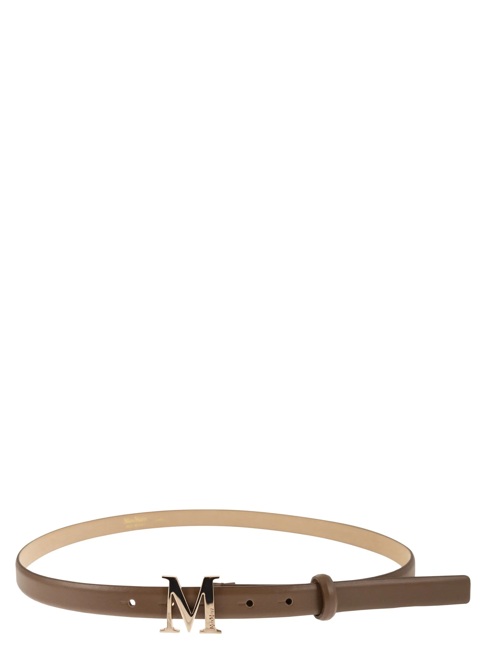 Max Mara Women Mclassic20s - Monogram Leather Belt - 1