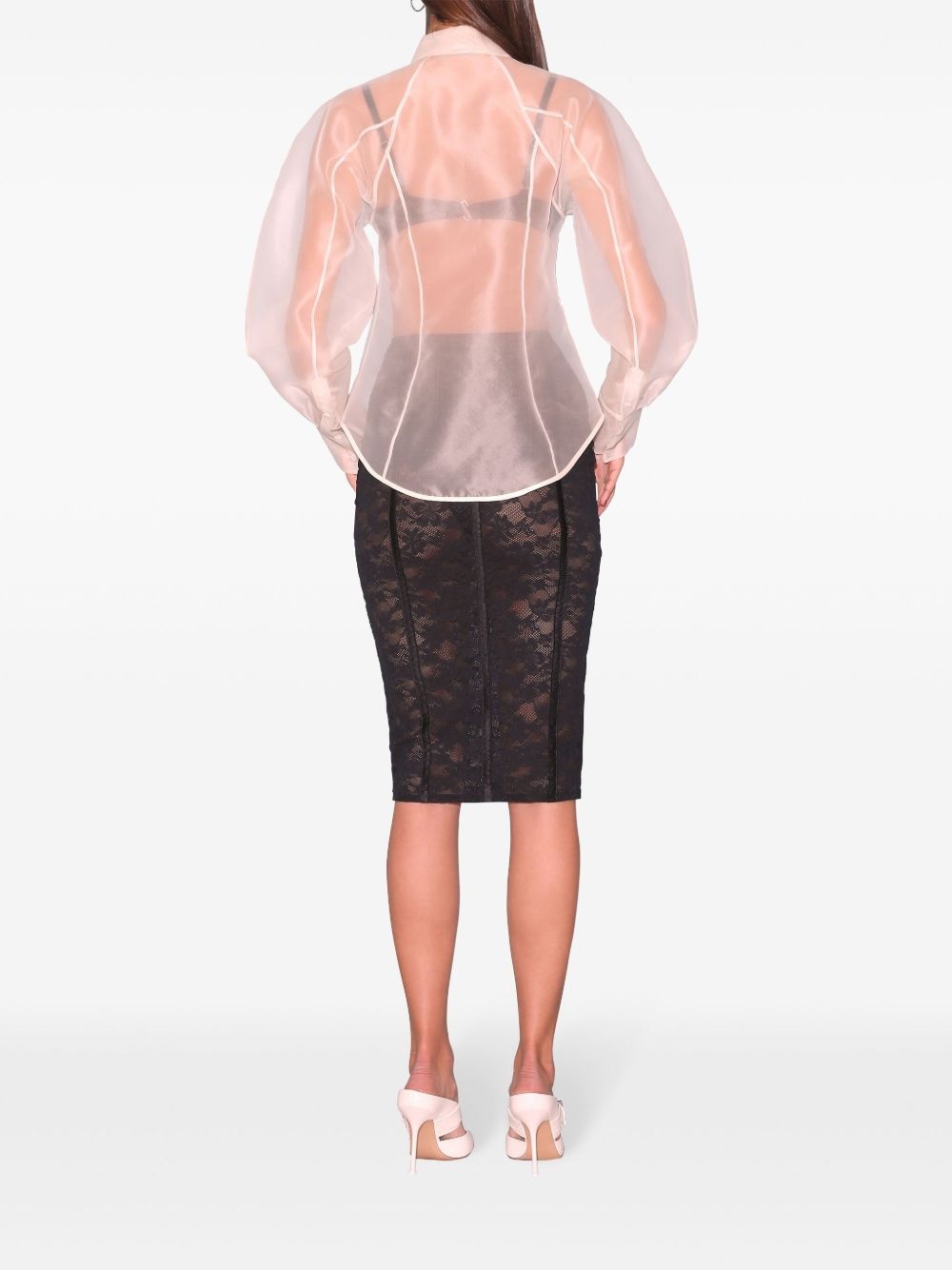 silk organza shirt - 3