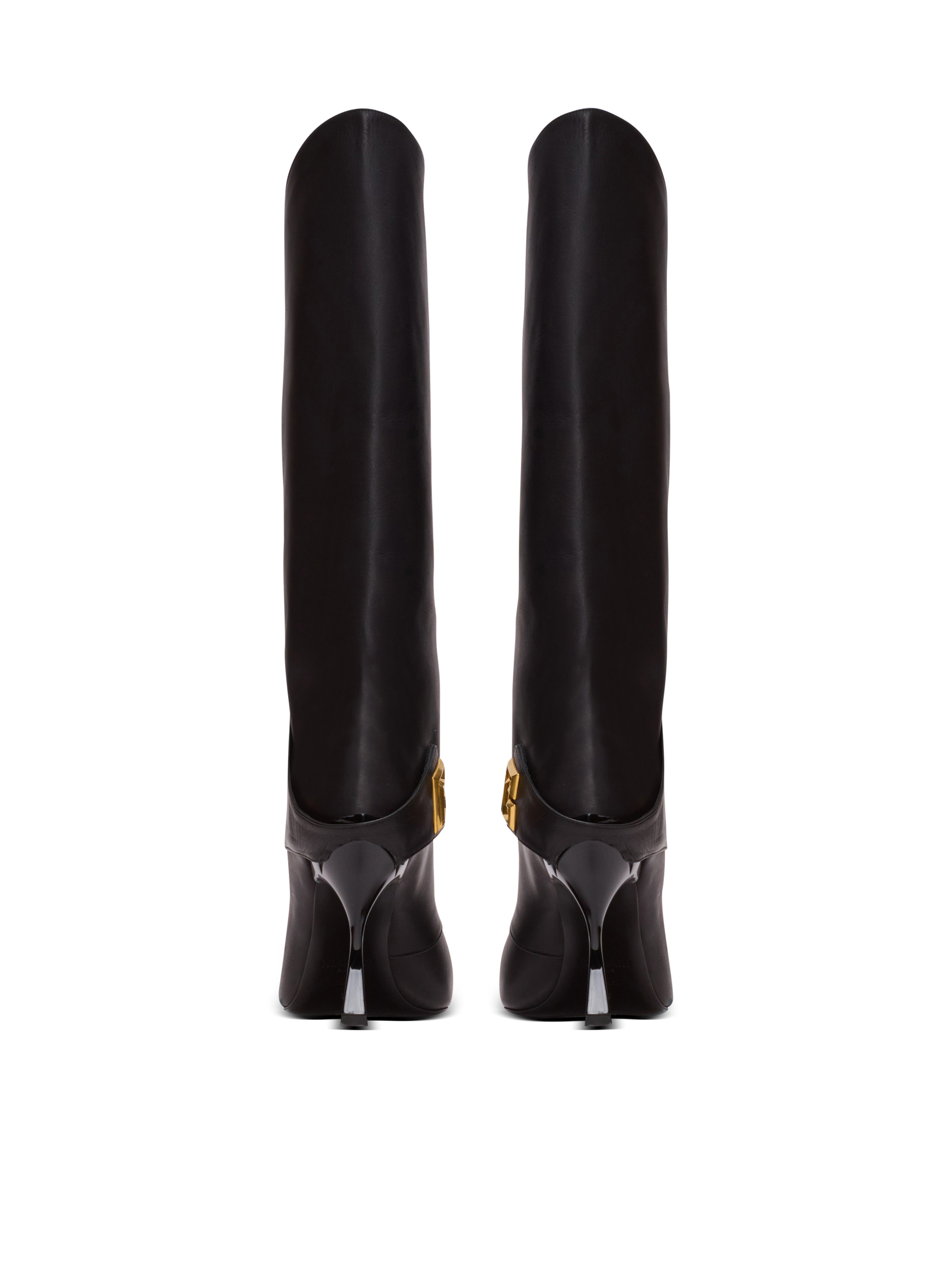 Twist heeled leather boots - 3