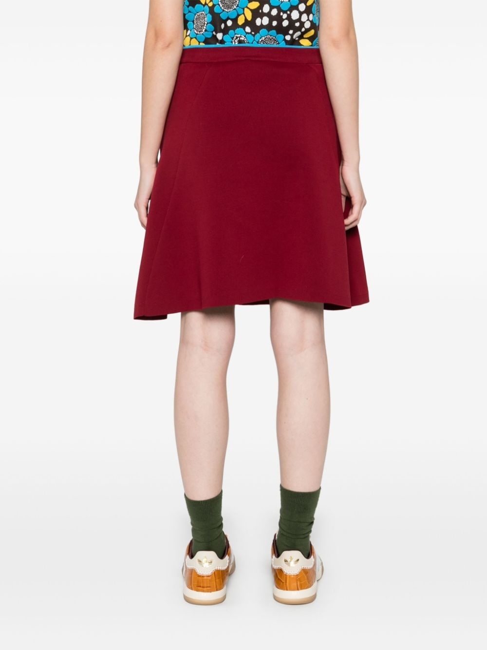x Wales Bonner knitted midi skirt - 4