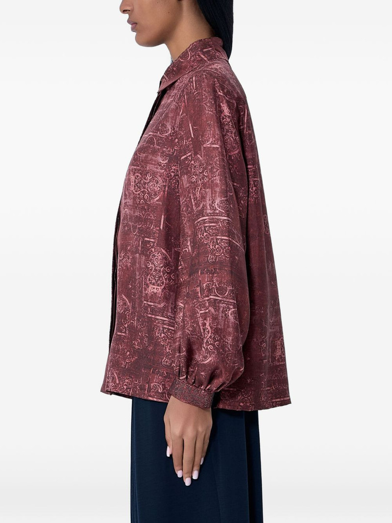 Max Mara printed silk shirt outlook